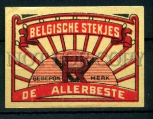 500560 BELGIUM VR Gederon Merk Vintage match label