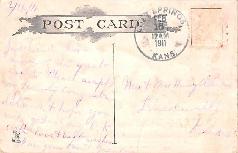 Post Card Old Vintage Antique Heartiest Congratulations Unused