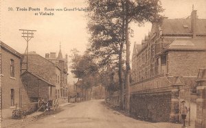 uk43139 trois ponts  route vers grand halleux et vielsalm belgium