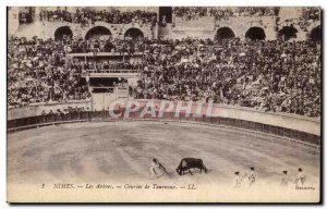 Old Postcard Nimes bullring The Bullfighting