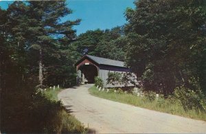 Babbs Covered Bridge near Gorham, Maine over Presumpscot River