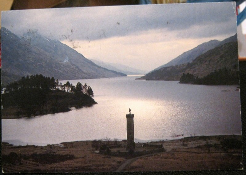 Scotland Glenfinnan Monument and Loch Shiel - posted 1993