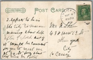 WICKFORD RI OLD GRIST MILL ANTIQUE POSTCARD