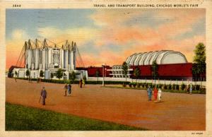 IL - Chicago. 1933 World's Fair-Century of Progress. Travel & Transport Building