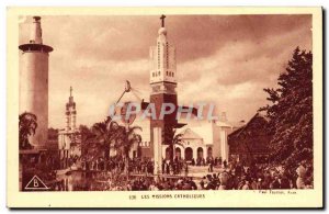 Old Postcard Exposition Coloniale Internationale Paris 1931 Catholic missions