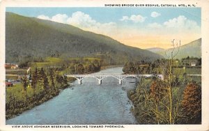 Ashokan Bridge view towards Phoenica Ashokan Reservoir, New York