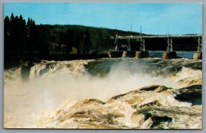 Postcard Grand Falls NB c1960s Saint John River Valley