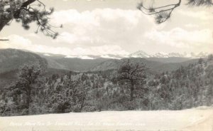 RPPC Range From Stanley Hill, St. Vrain Highway Colorado c1940s Sanborn Postcard