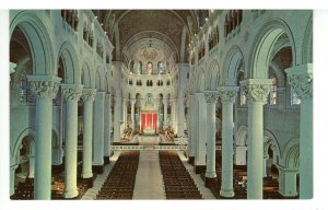 Canada - QC, Quebec City. Ste Anne de Beaupre. Interior of Basilica