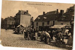 CPA MONTREUIL - L'Argillé - Le Marché (182720)