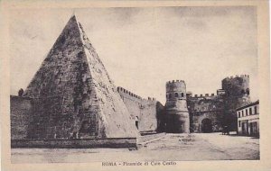 Italy Roma Rome Piramide di Caio Cestio