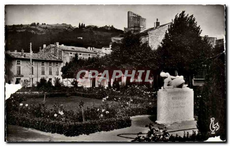 Postcard Modern Crest Square Station and monument of Resistance