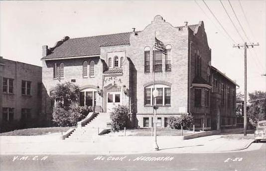 Nebraska McCook Y M C A Building Real Photo RPPC