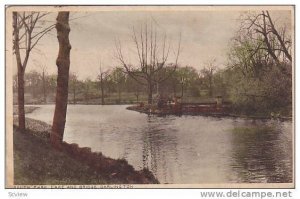 South Park, Lake and Bridge, Darlington, Durham, England, United Kingdom, 10-20s