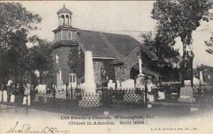 Postcard Old Swede's Church Wilmington DE