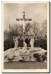 Postcard Old Calvary in the courtyard house mother daughters of Jesus Saint J...