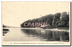 Old Postcard Around Ouistreham Old Postcard edges of & # 39Orne The ship Le H...
