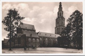 Netherlands Groningen Martinikerk Vintage RPPC 09.21