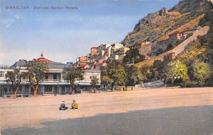 Alameda Garden Parade Gibraltar Postcard.