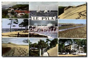 Modern Postcard The Pyla The cornice The Cannetons sails regatta