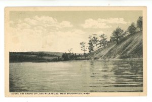 MA -  West Brookfield. Along the Shore of Lake Wickaboag