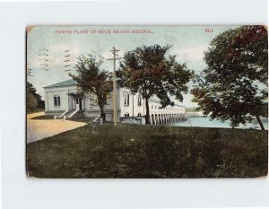 Postcard Power Plant Of Rock Island Arsenal, Rock Island, Illinois