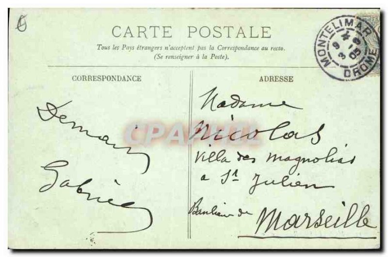 Old Postcard Montelimar Park
