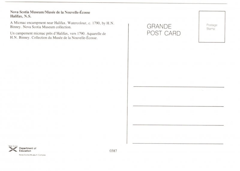 Micmac Encampment, Nova Scotia Museum, Halifax, Birchbark Canoe, Tipi