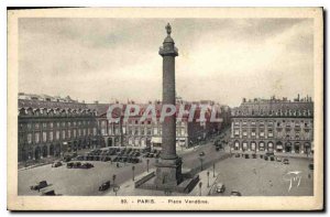 Postcard Old Paris Place Vendome
