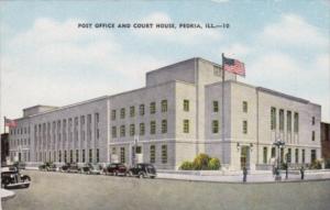 Illinois Peoria Post Office and Court House 1949