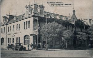 King's Hotel Potchefstroom South Africa Unused Antique Postcard E19