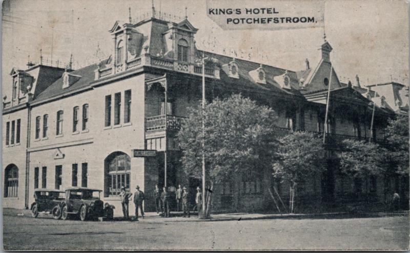 King's Hotel Potchefstroom South Africa Unused Antique Postcard E19