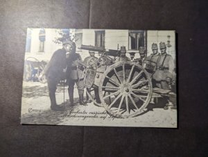Mint Germany WWI PPC Postcard Captured Russian Machine Gun in Lafette