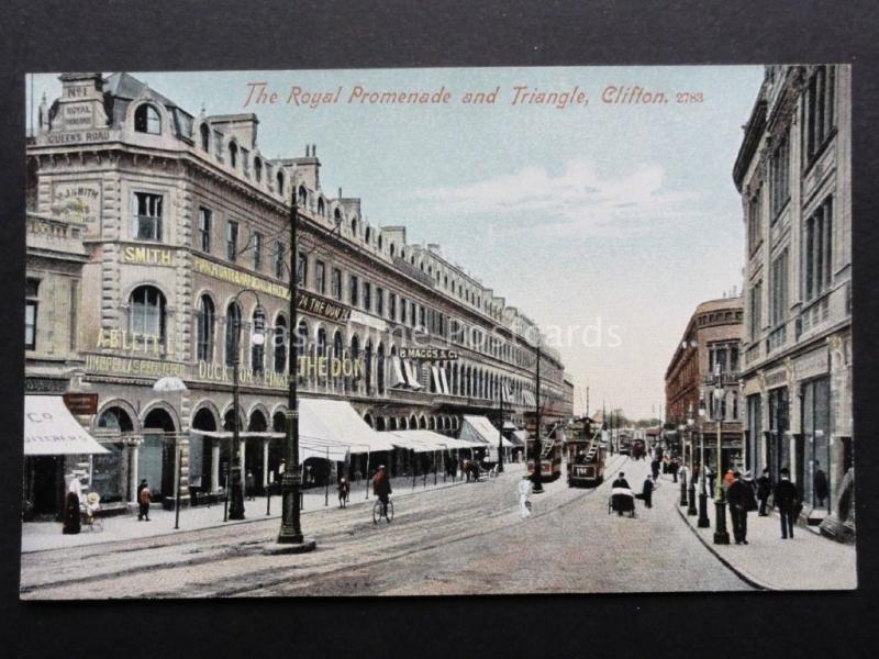 Bristol: Royal Promenade & Triangle A.B.Lett & Co UMBRELLAS RECOVERED c1908