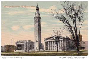 Massachusetts Springfield Municipal Building 1920