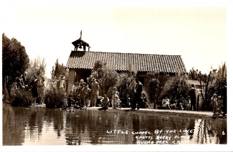 California Buena Park Knott's Berry Place Little Chapel By The Lake Real...