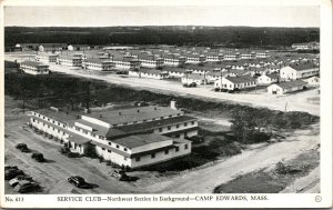 PC Service Club, Northwest Section in Background Camp Edwards, Massachusetts