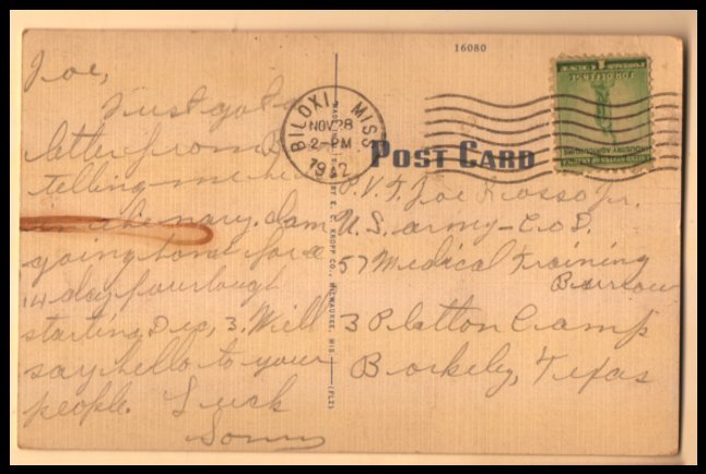 fishing postcard: When Goodfellows Get Together