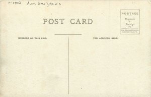 c1910 Flagstaff Arizona Lumberjacks Pine Forests Hock Postcard 25-2268