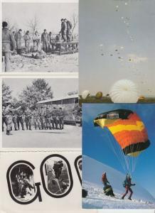 PARACHUTE JUMPING PARACHUTES MILITAIRE MILITARY 39 Cartes Postales 1900-1970