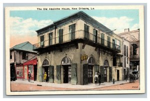 Vintage 1920's Postcard The Old Absinthe House New Orleans Louisiana