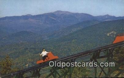 Mt Cranmore Skimobile, North Conway, New Hampshire, NH USA Winter Sports 1959...