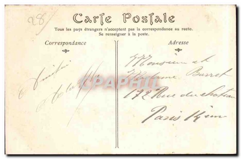 Old Postcard Chartres The new bridge