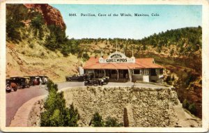 1930s Travel Postcard Pavilion Cave of the Winds Manitou Colorado Pikes Peak