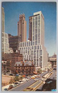 State View~Air View Park Avenue @ Grand Central Terminal~Vintage Postcard