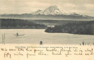 Washington Mt. Rainer Patriarch Cascades Romans Puget Sound Postcard 22-5810