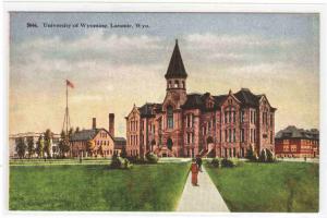 University of Wyoming Laramie WY 1910c postcard