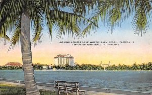 Looking Across Lake Worth Palm Beach, Florida