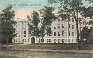 c1910 Postcard; $100,000 High School, Carthage MO Jasper County unposted