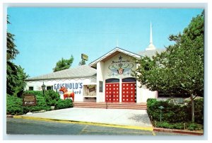 Griswold's Smorgasbord Restaurant Scandinavia Redlands California CA Postcard